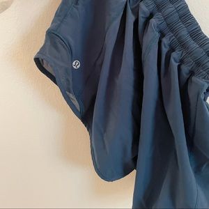 Teal Lululemon Hotty Hot Shorts